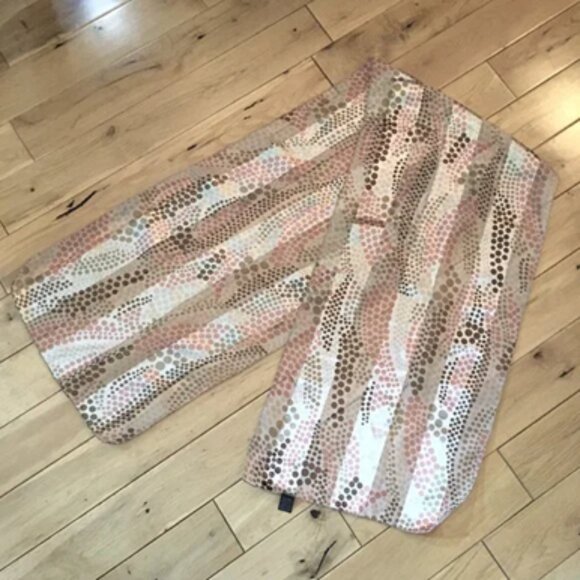 Korean Silk Feel Polka Dot Scarf - Picture 9 of 14